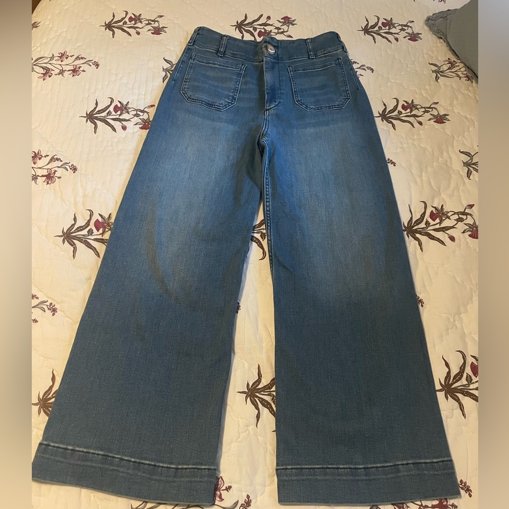 Maeve The Colette Medium Blue Wide-Leg Jeans - Picture 2 of 13